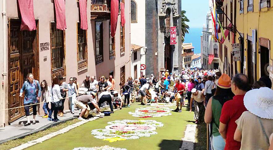 Alfombras de la orotava fiesta tradicional alfombras de la orotava