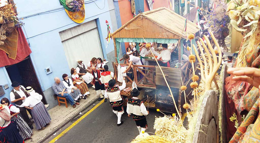 Fiesta tradicional en la orotava tenerife romeria la orotava
